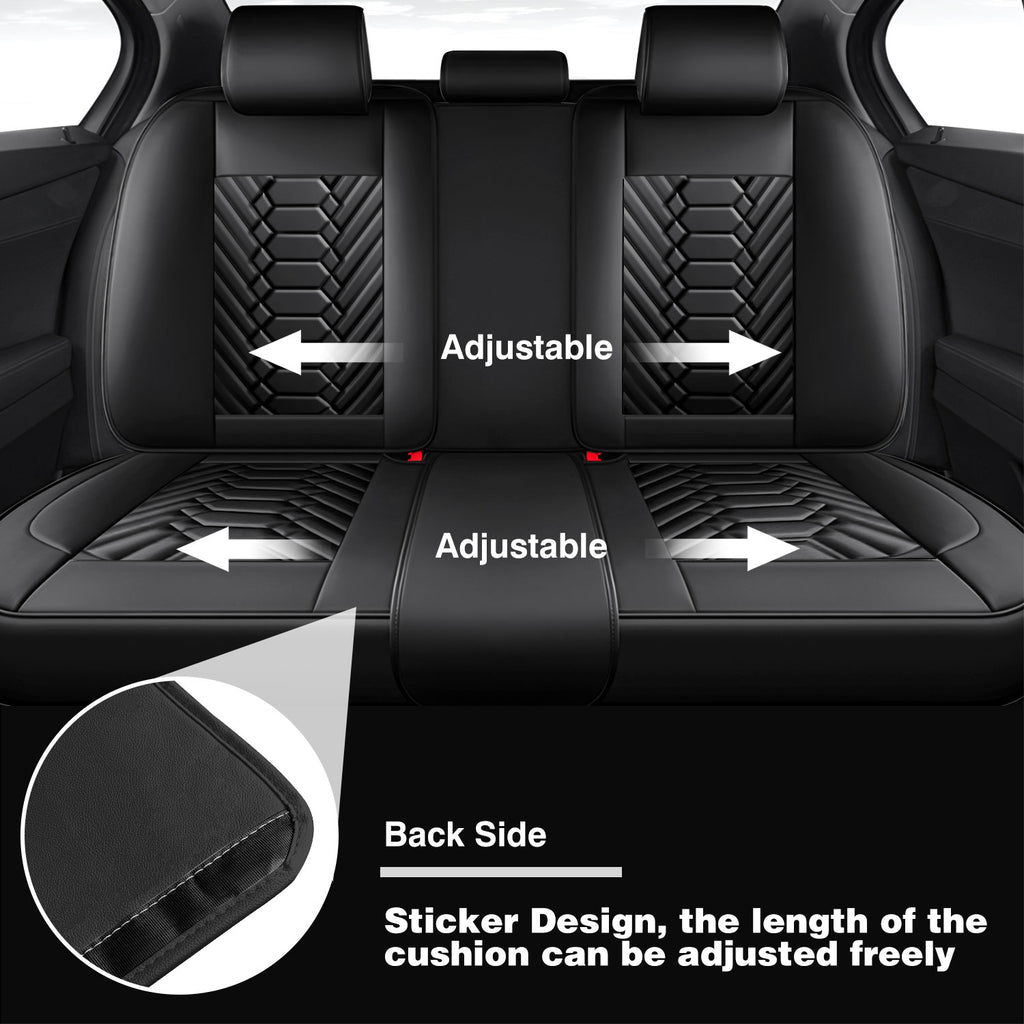 Foneso universal leather car seat covers, view 5
