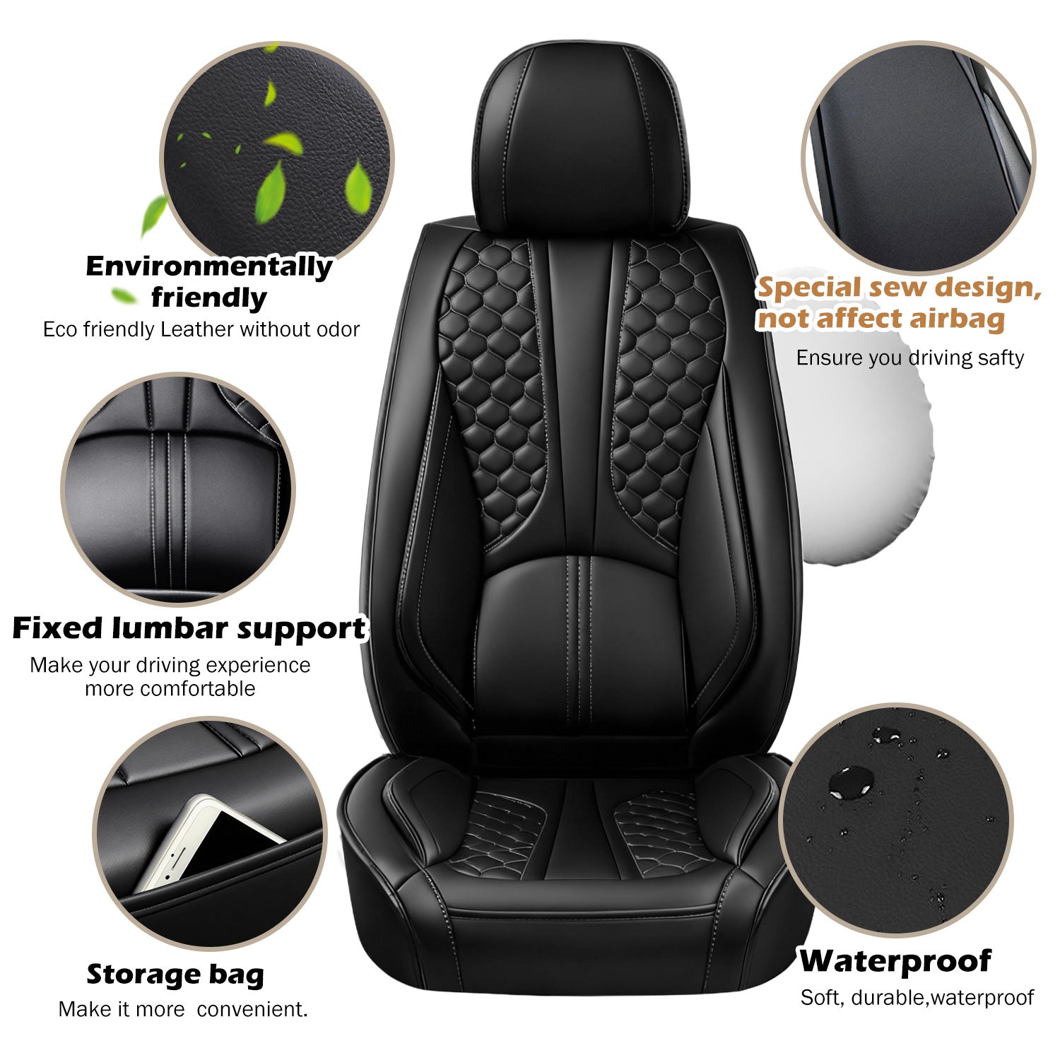 Foneso Dodge Ram 1500 2500 3500 seat covers, view 7