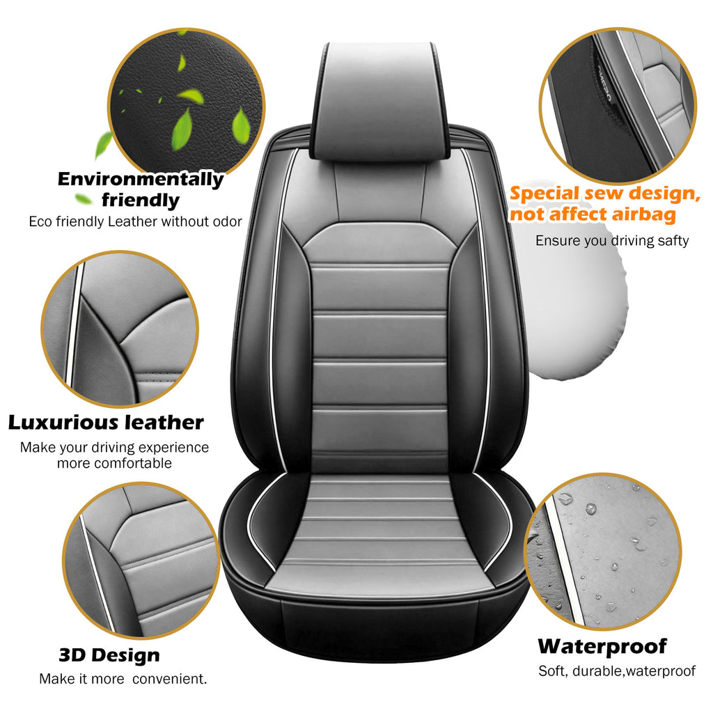 Foneso universal leather car seat covers, view 8