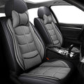 Universal Leather Car Seat Covers Full Set 5 Seats, Airbag Compatible, Breathable Automotive Accessories for Sedans Cars