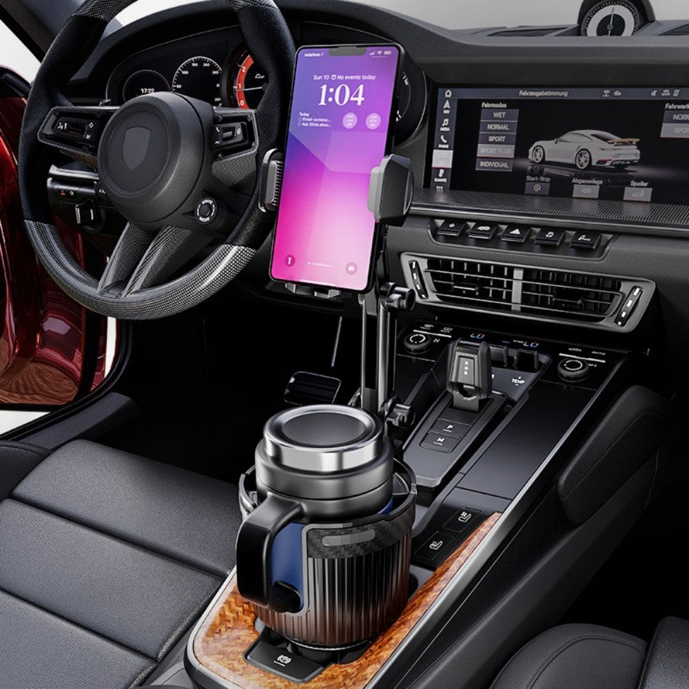 Foneso car phone holder cup holder accessory, view 6