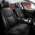 Universal Car Seat Covers 2 front seats Nappa Leather Accessories for Auto Sedans Vans Trucks
