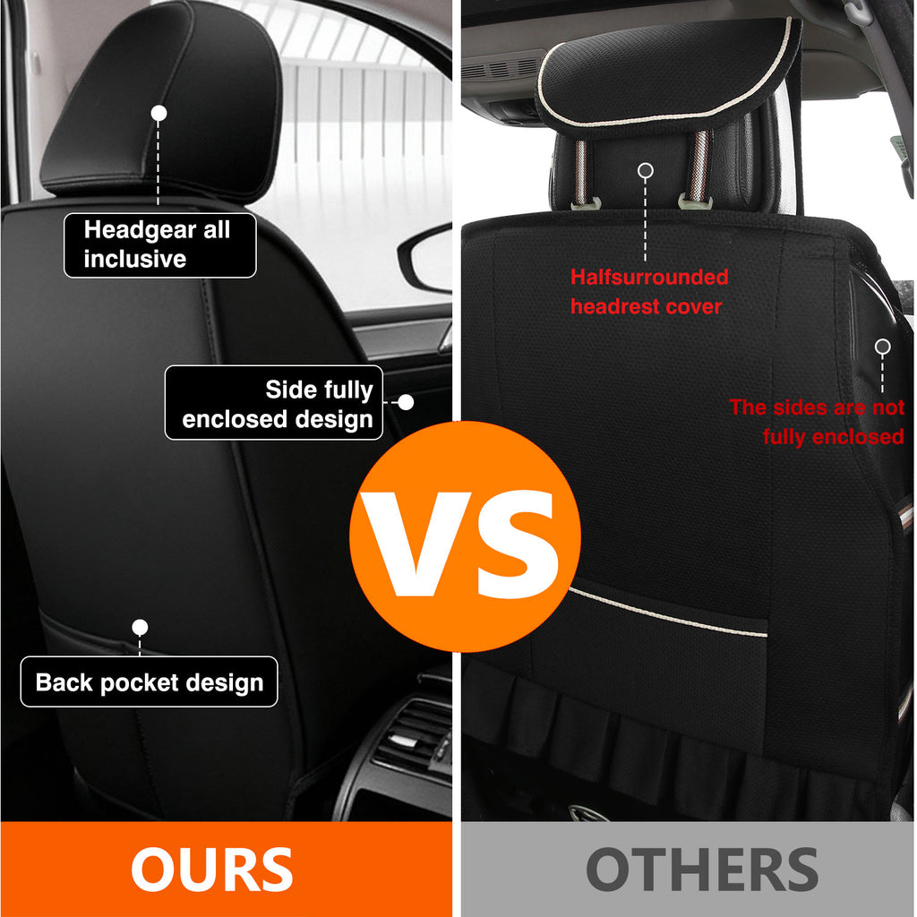 Foneso universal leather car seat covers, view 2