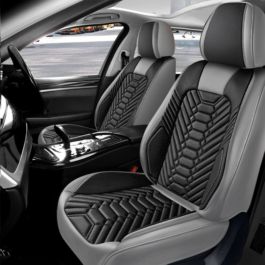 For Chevy Chevrolet Silverado Seat Covers Waterproof Nappa Leather Protectors for Pickup 2007-2026 1500 2500HD 3500HD Trail Boss Z71 Crew Double Extended Cab GMC Sierra