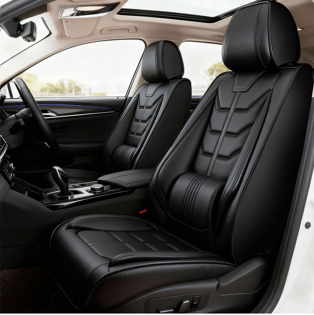 Foneso universal nappa leather car seat cover full set