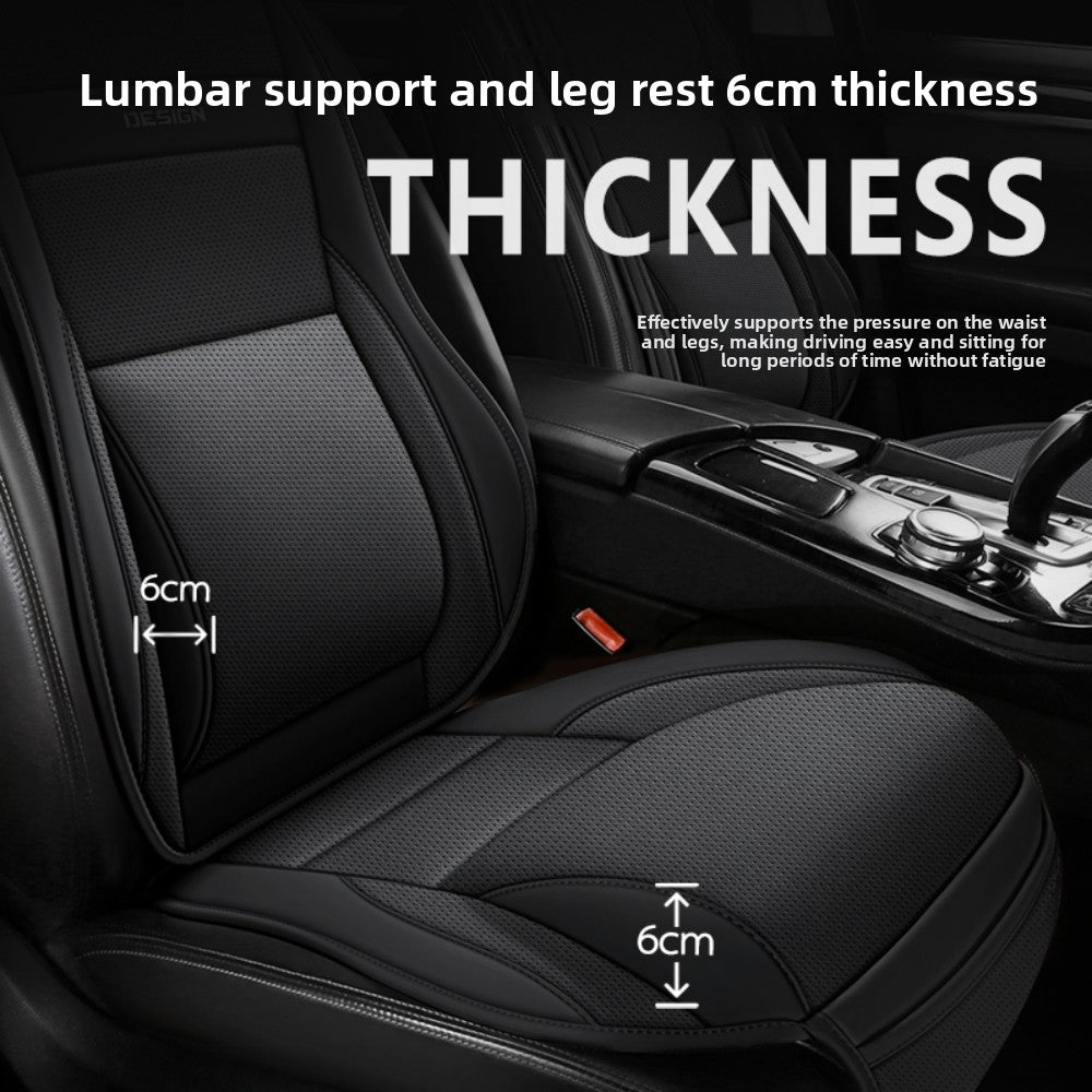 Universal Car Seat Covers 2 front seats Nappa Leather Accessories for Auto Sedans Vans Trucks