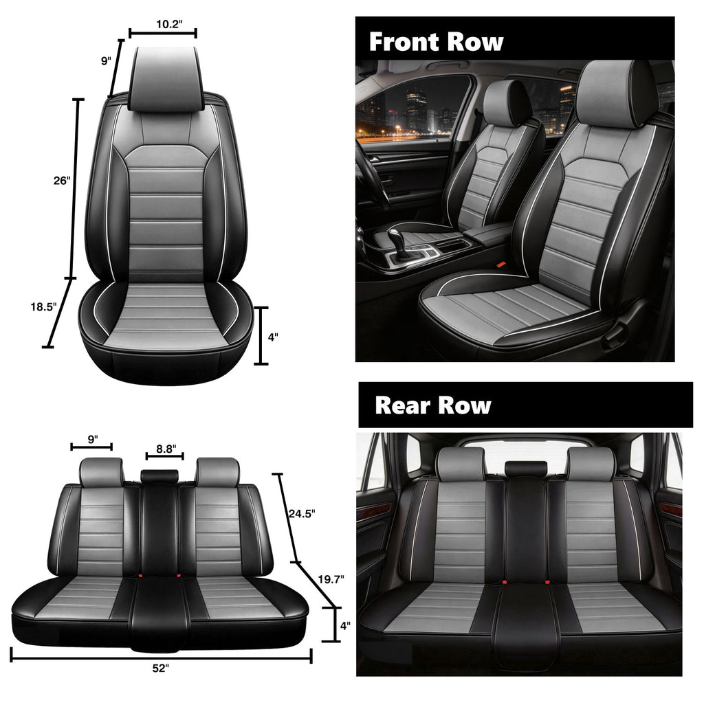 Foneso universal leather car seat covers, view 9