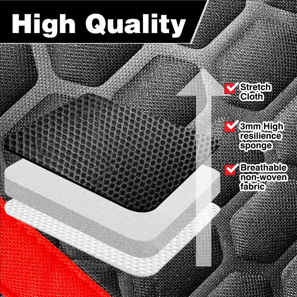 Universal Car Seat Covers Full Set Breathable Fabric Polyester Accessories for Auto Sedans Vans Trucks