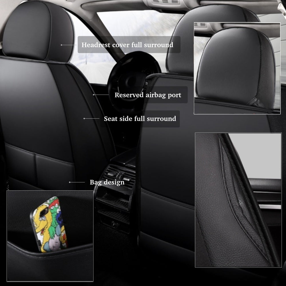 Foneso universal leather car seat covers, view 6