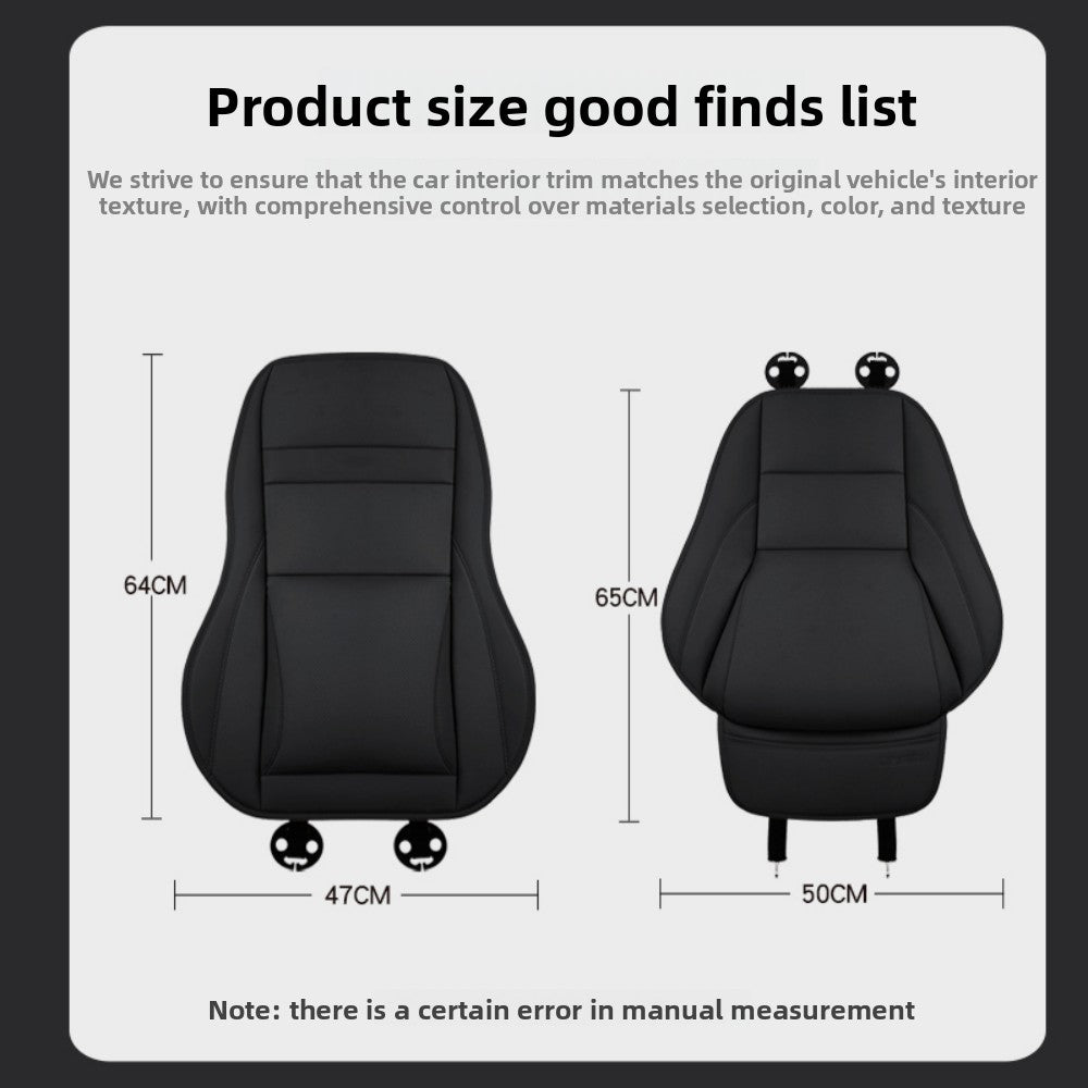 Universal Car Seat Covers 2 front seats Nappa Leather Accessories for Auto Sedans Vans Trucks