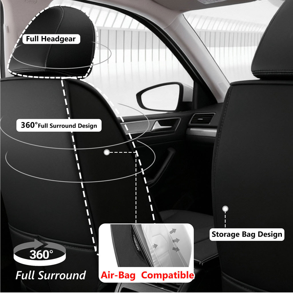 Foneso universal leather car seat covers, view 6