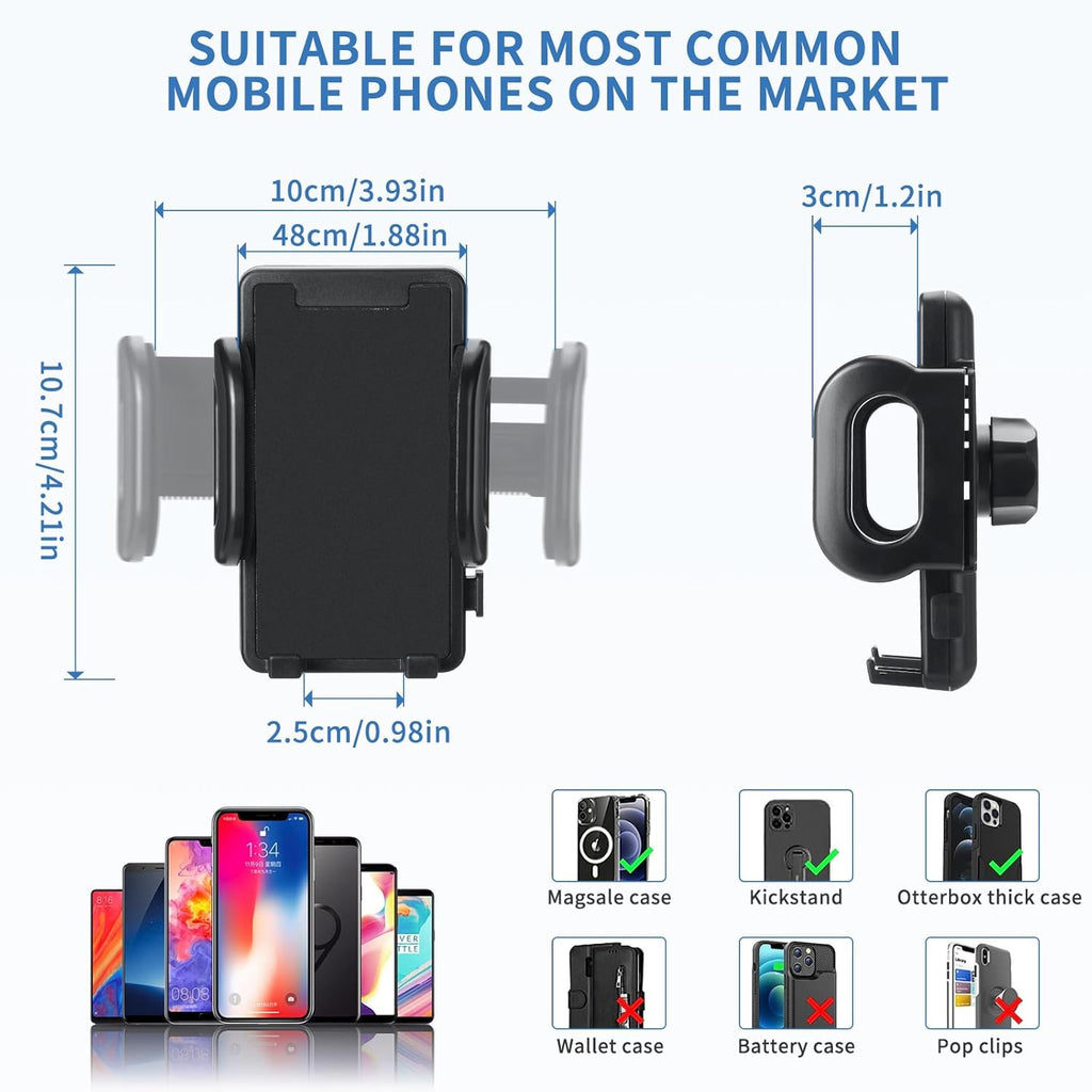 Foneso car phone holder cup holder accessory, view 4