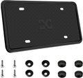 Silicone License Plate Frame Covers Car Plate Bracket Holders. Rust-Proof, Rattle-Proof, Weather-Proof Car Accessories