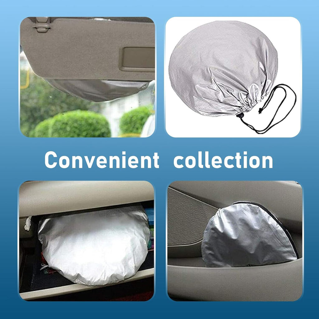 6PCS Reflective Car Windshield Sunshade Kit, Silver Coated Sunproof Protection Heat Shield, Side Window Privacy Protection Cover Car Window Covers for Camping Napping, Keep Cool for Most Cars