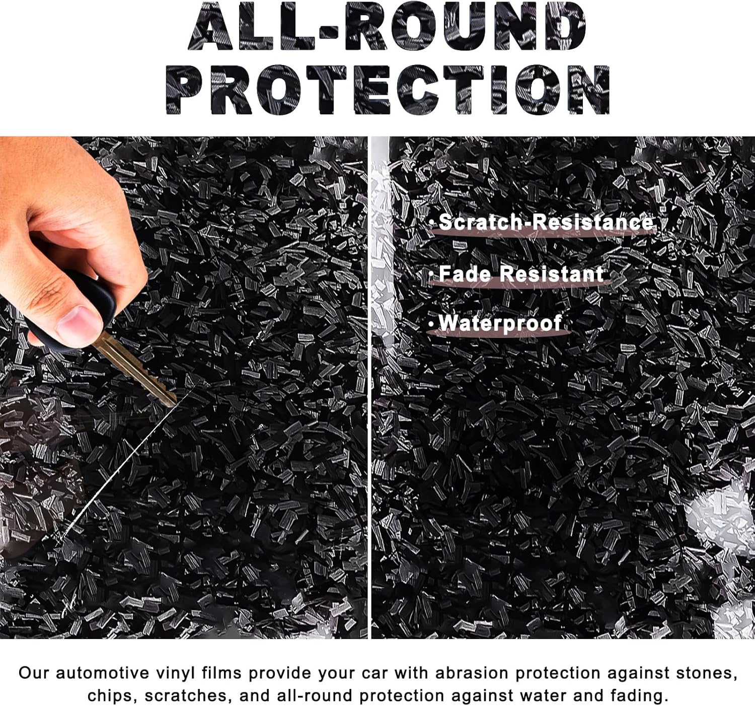 1x5FT Forged Gloss Vinyl Wrap with Tool Set Air Release DIY Sticker