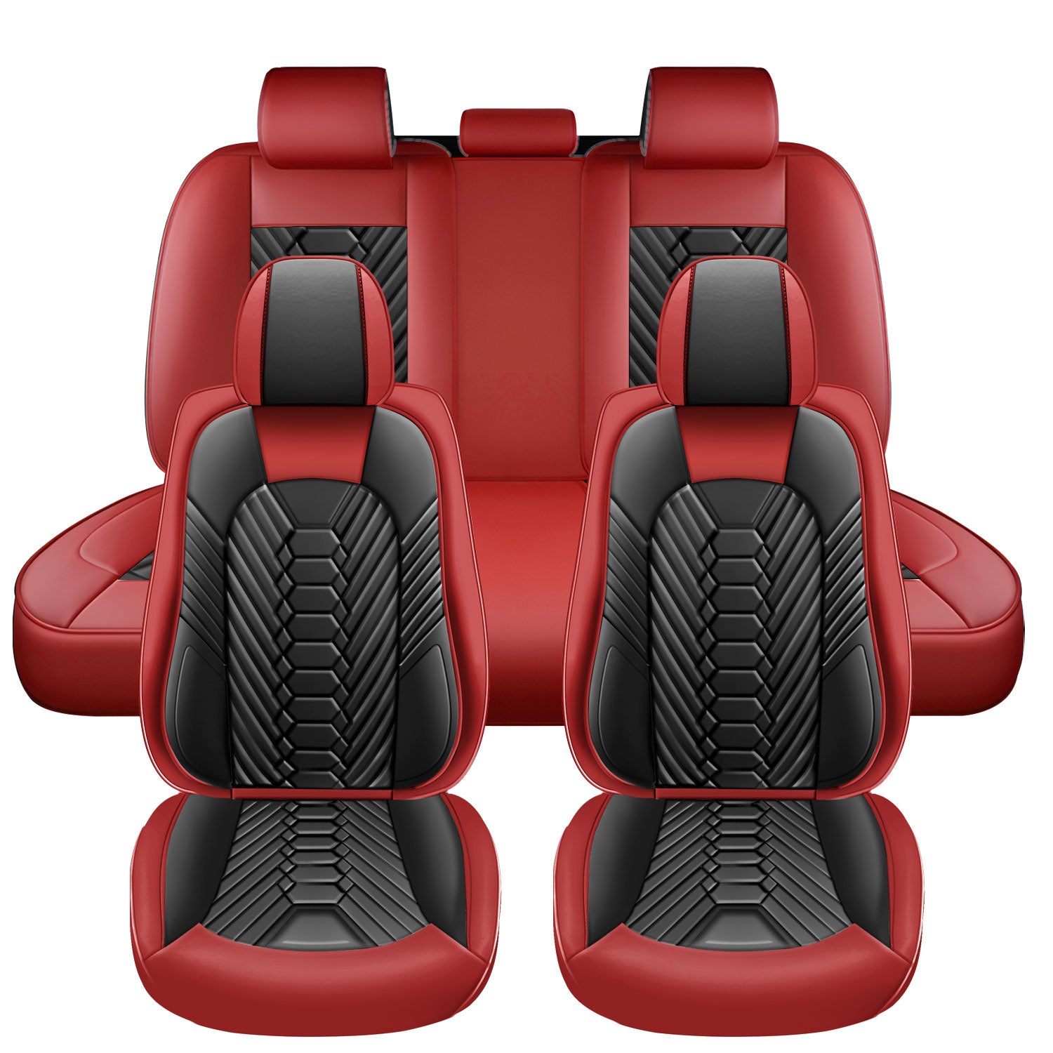 For Chevy Chevrolet Silverado Seat Covers Waterproof Nappa Leather Protectors for Pickup 2007-2026 1500 2500HD 3500HD Trail Boss Z71 Crew Double Extended Cab GMC Sierra