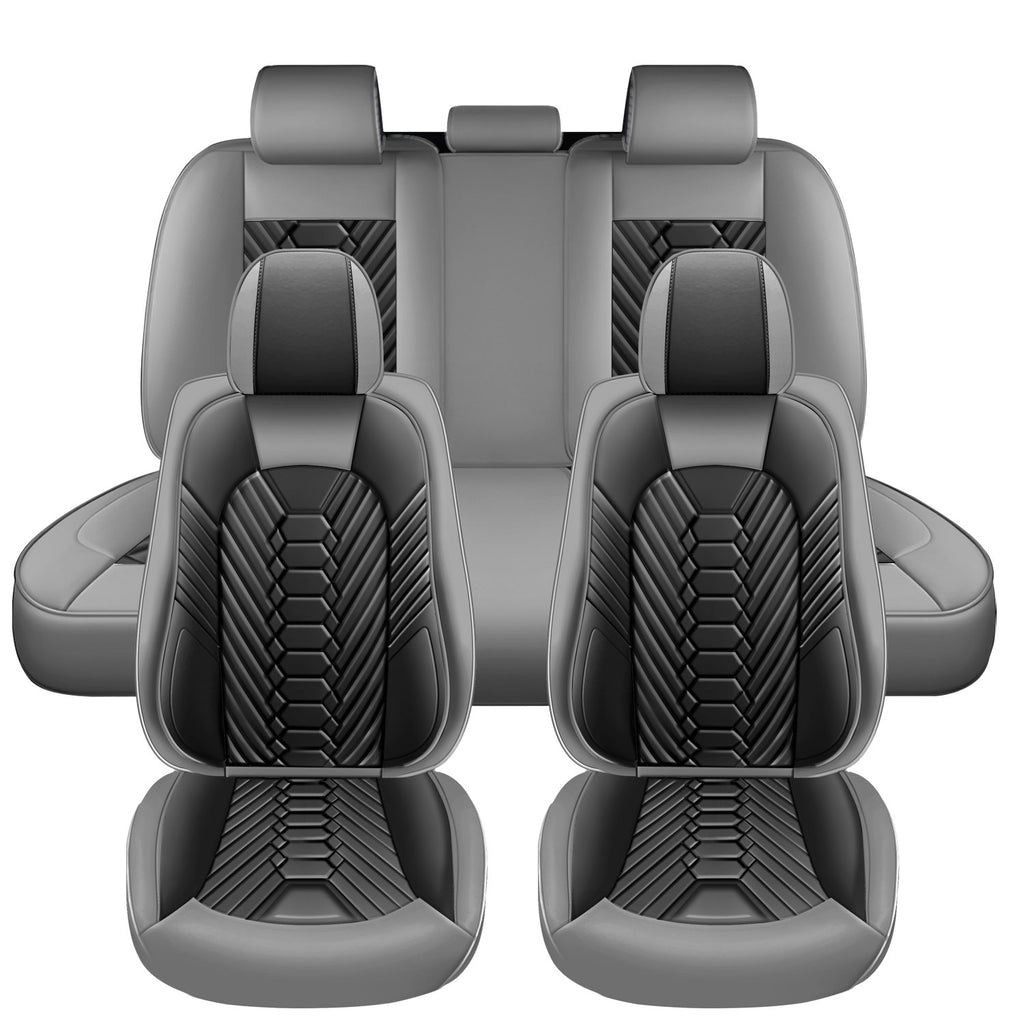 For Chevy Chevrolet Silverado Seat Covers Waterproof Nappa Leather Protectors for Pickup 2007-2026 1500 2500HD 3500HD Trail Boss Z71 Crew Double Extended Cab GMC Sierra
