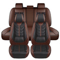 Foneso universal nappa leather car seat cover full set, view 16