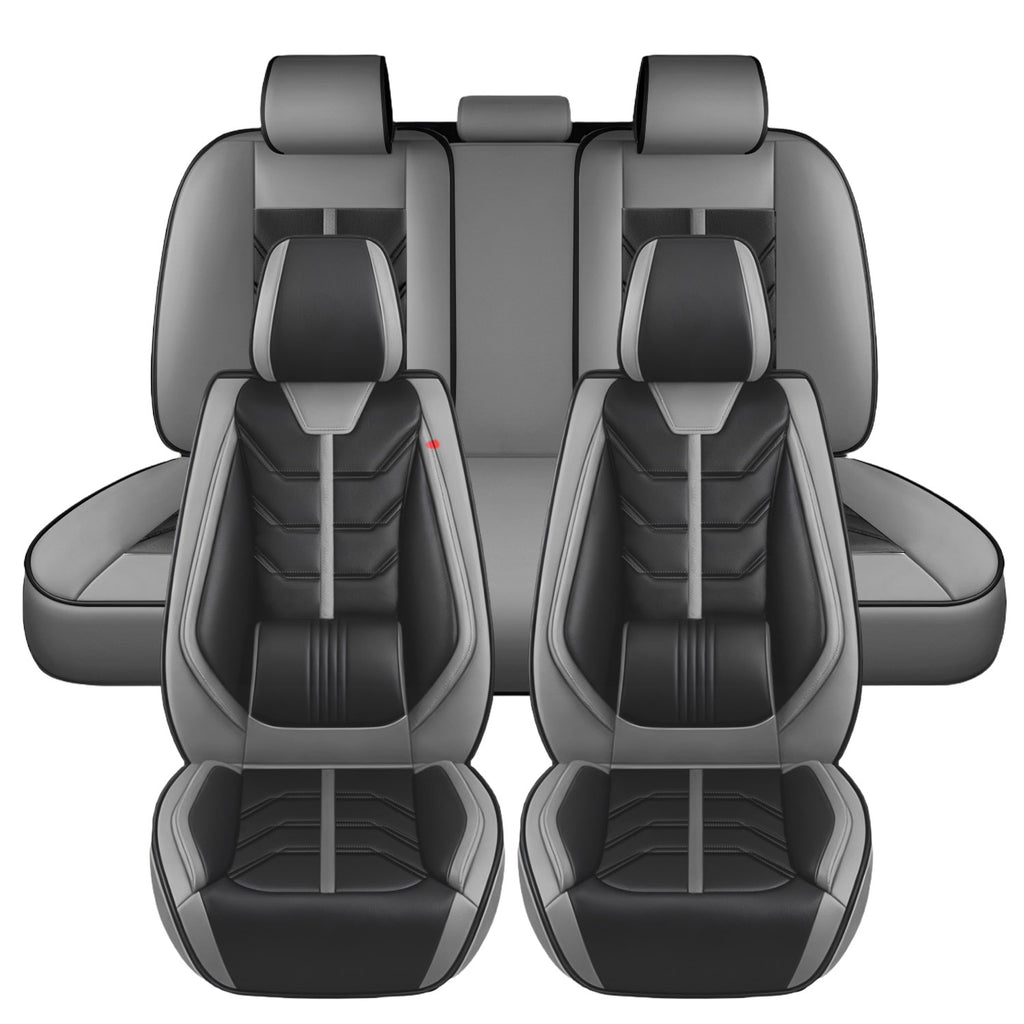 Foneso universal nappa leather car seat cover full set, view 13
