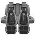 Foneso universal nappa leather car seat cover full set, view 13