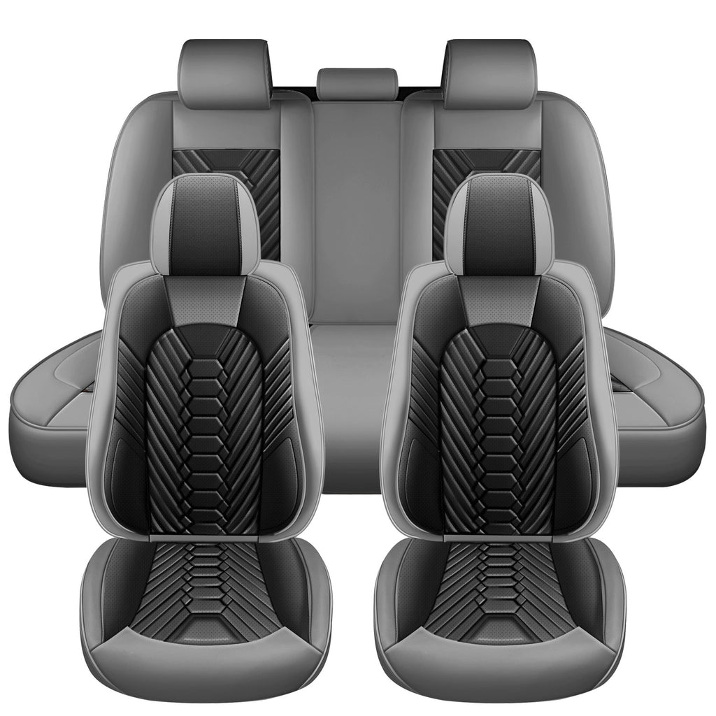 For Chevy Chevrolet Silverado Seat Covers Waterproof Nappa Leather Protectors for Pickup 2007-2026 1500 2500HD 3500HD Trail Boss Z71 Crew Double Extended Cab GMC Sierra