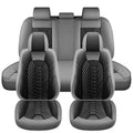 For Chevy Chevrolet Silverado Seat Covers Waterproof Nappa Leather Protectors for Pickup 2007-2026 1500 2500HD 3500HD Trail Boss Z71 Crew Double Extended Cab GMC Sierra
