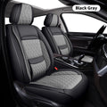 Universal Leather Car Seat Covers Set Airbag Compatible, Premium Faux Leather Water Resistant Automotive Accessories
