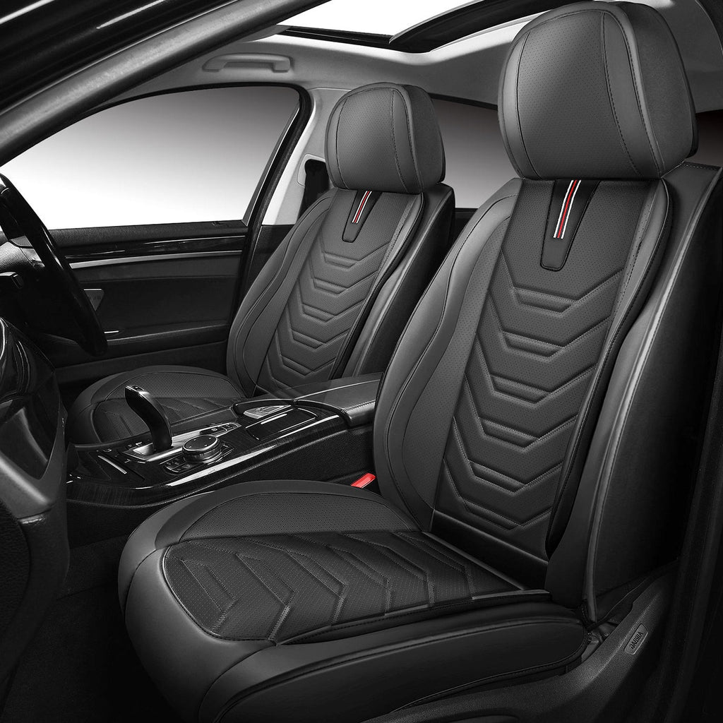 For Dodge Ram Seat Covers Full Set, Ram 1500 Seat Cover Napa Leather Airbag-Compatible Compatible 360° full-Wrap with 2002-2025 Dodge RAM 1500 2500 3500 Crew Quad Cab