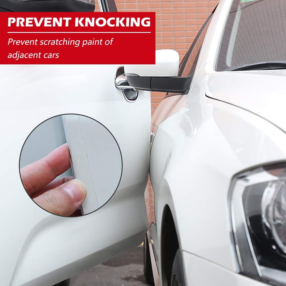Car Door Edge Protector Film with Scrapers, 33ft x 4in Anti-Scratch Transparent Self-Adhesive Protective Film, Durable and Invisible, Used for Cars Car Protection Accessories