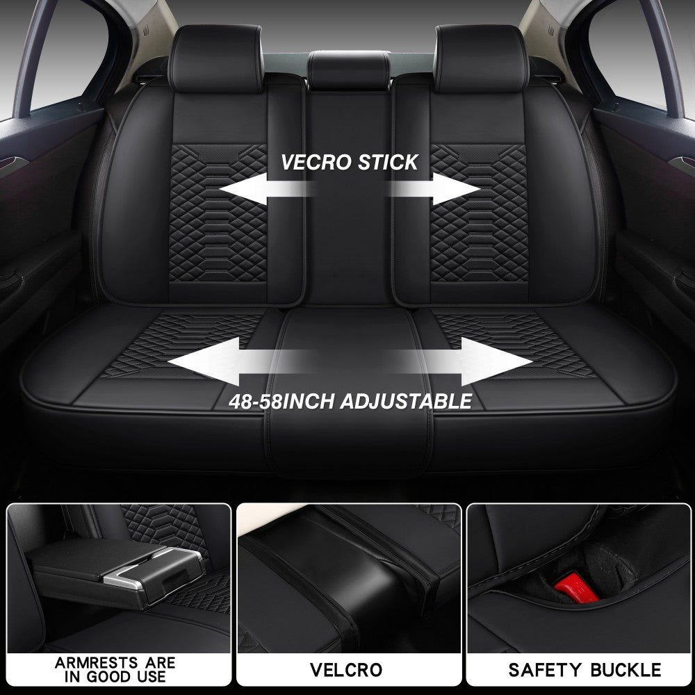 Foneso universal leather car seat covers, view 11