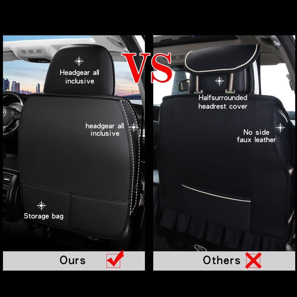 Foneso universal leather car seat covers, view 4