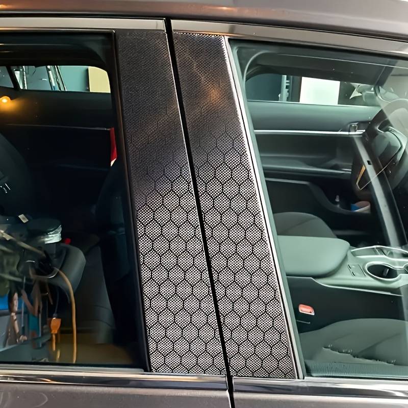 Honeycomb carbon fiber vinyl wrap film for car exterior and interior trim
