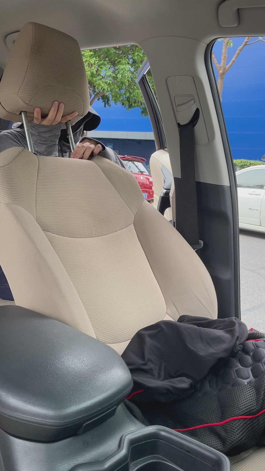 Universal Car Seat Covers Full Set Breathable Fabric Polyester Accessories for Auto Sedans Vans Trucks