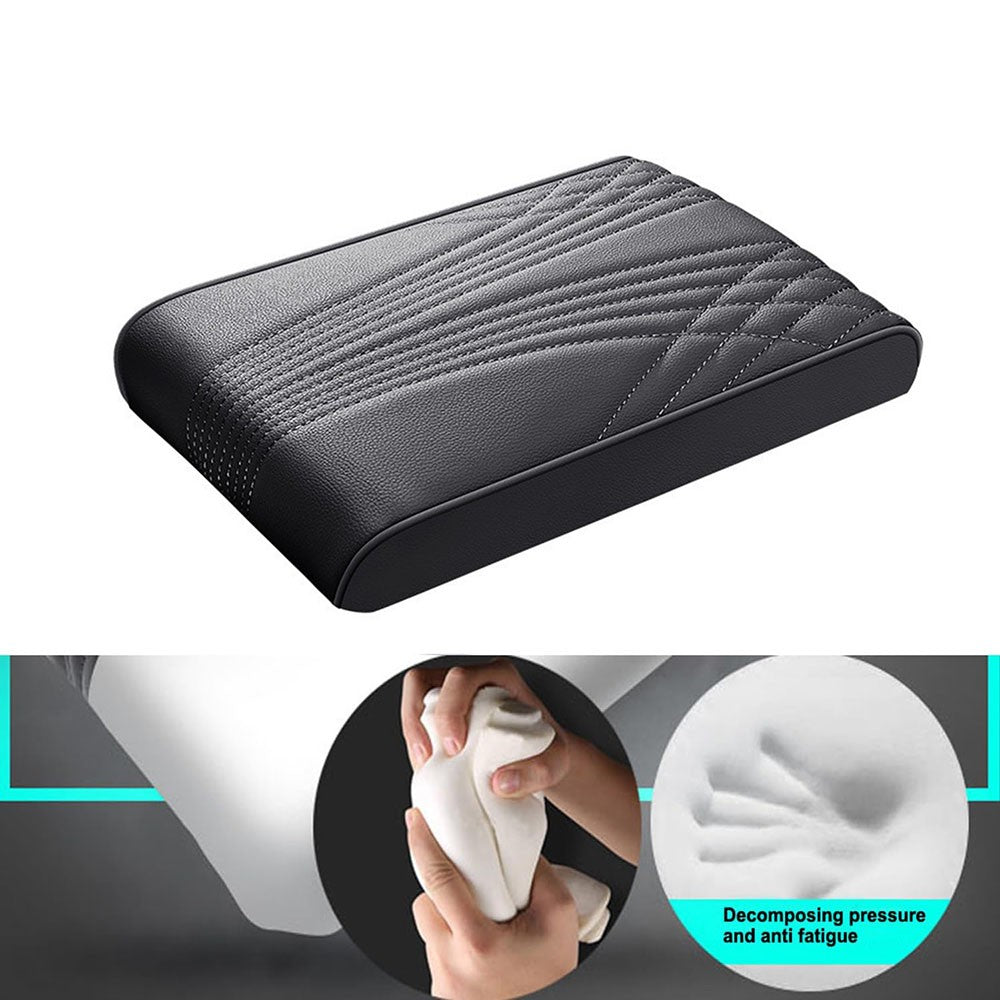 Car Center Console Cover, Armrest Pad with Tissue Box Slot Universal fit